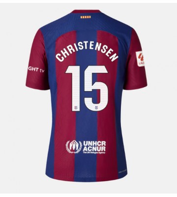 Barcelona Andreas Christensen #15 Hjemmebanetrøje Dame 2023-24 Kortærmet